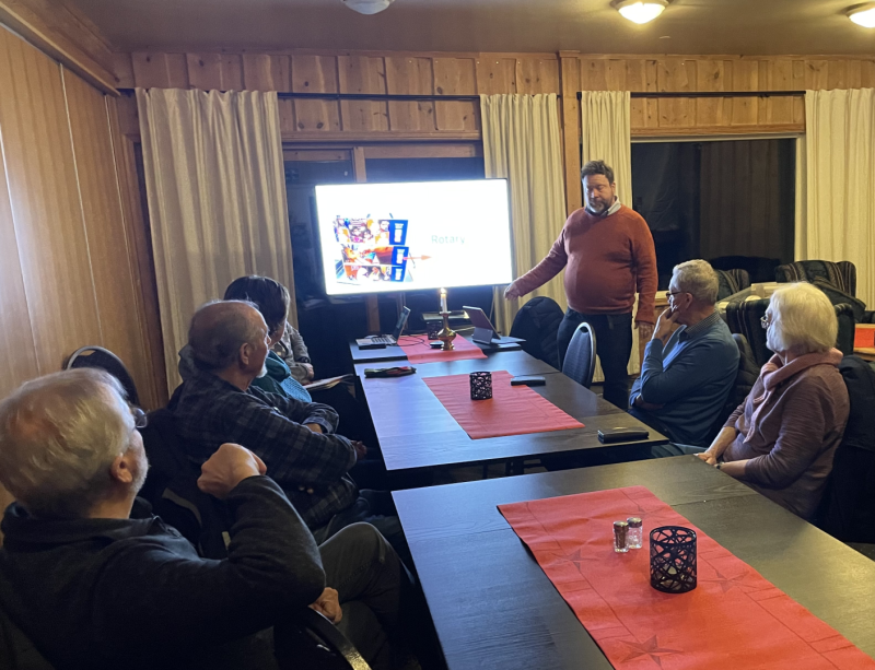 Besøk fra Raufoss Rotary